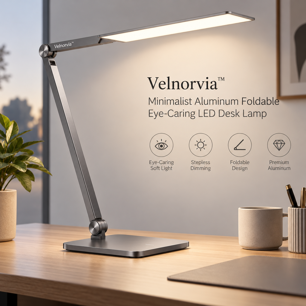 AxisFold Aluminum LED Desk Lamp brand hero