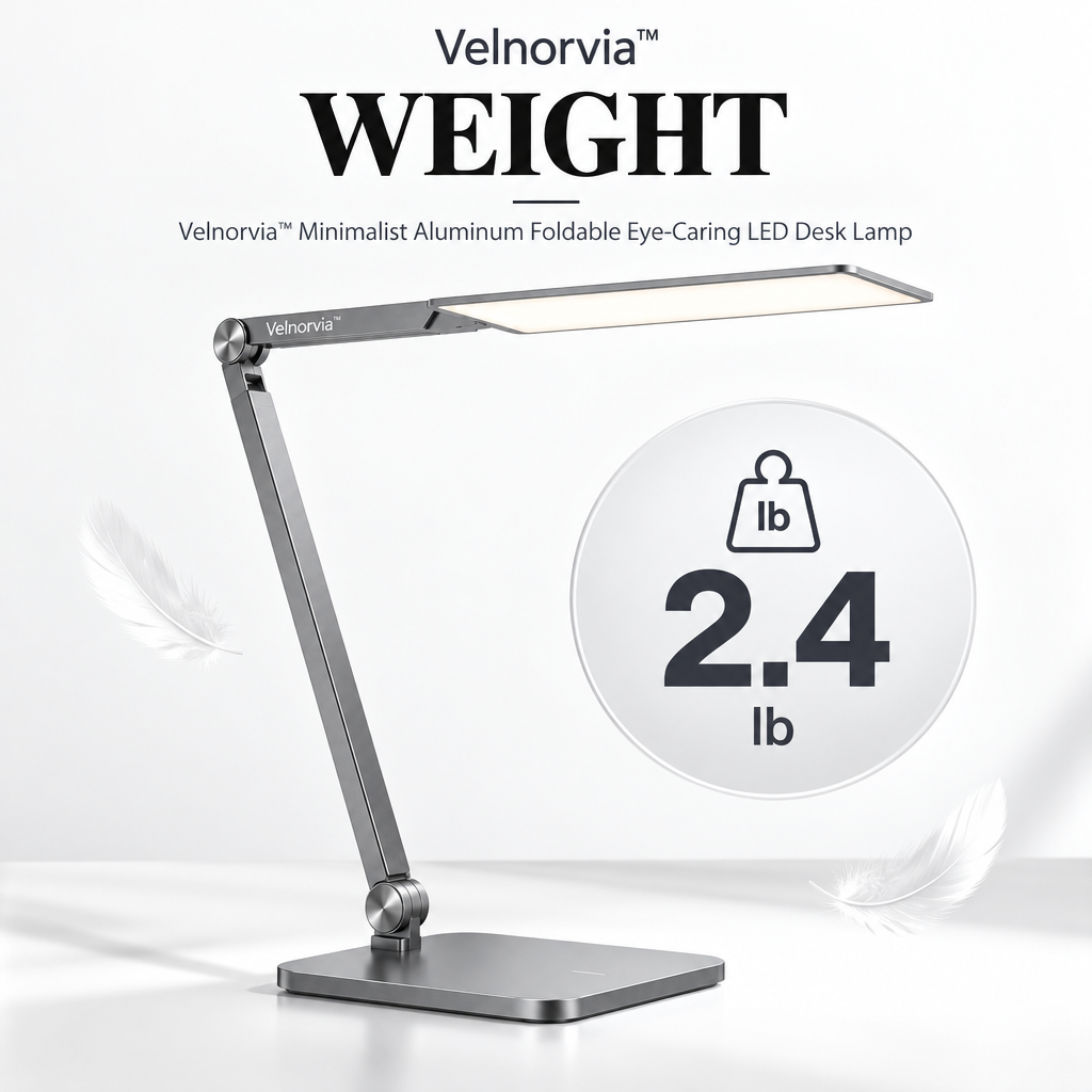 AxisFold Aluminum LED Desk Lamp weight