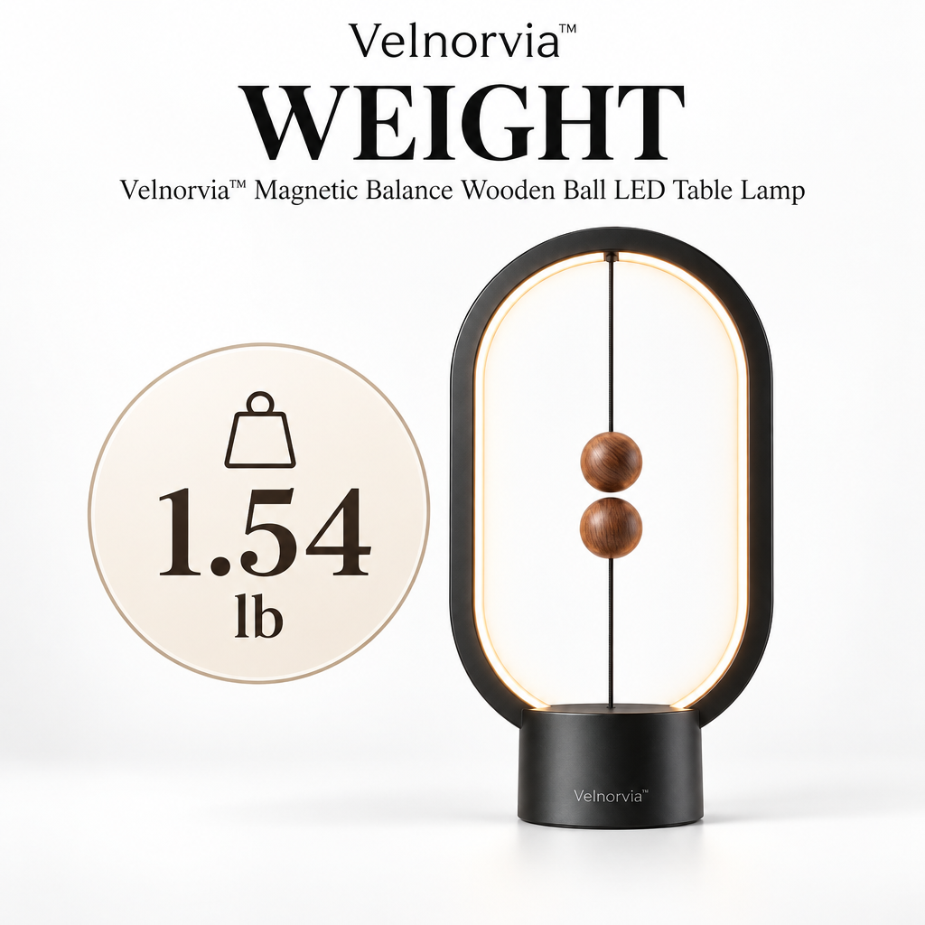 Equilibria Magnetic Balance Table Lamp weight