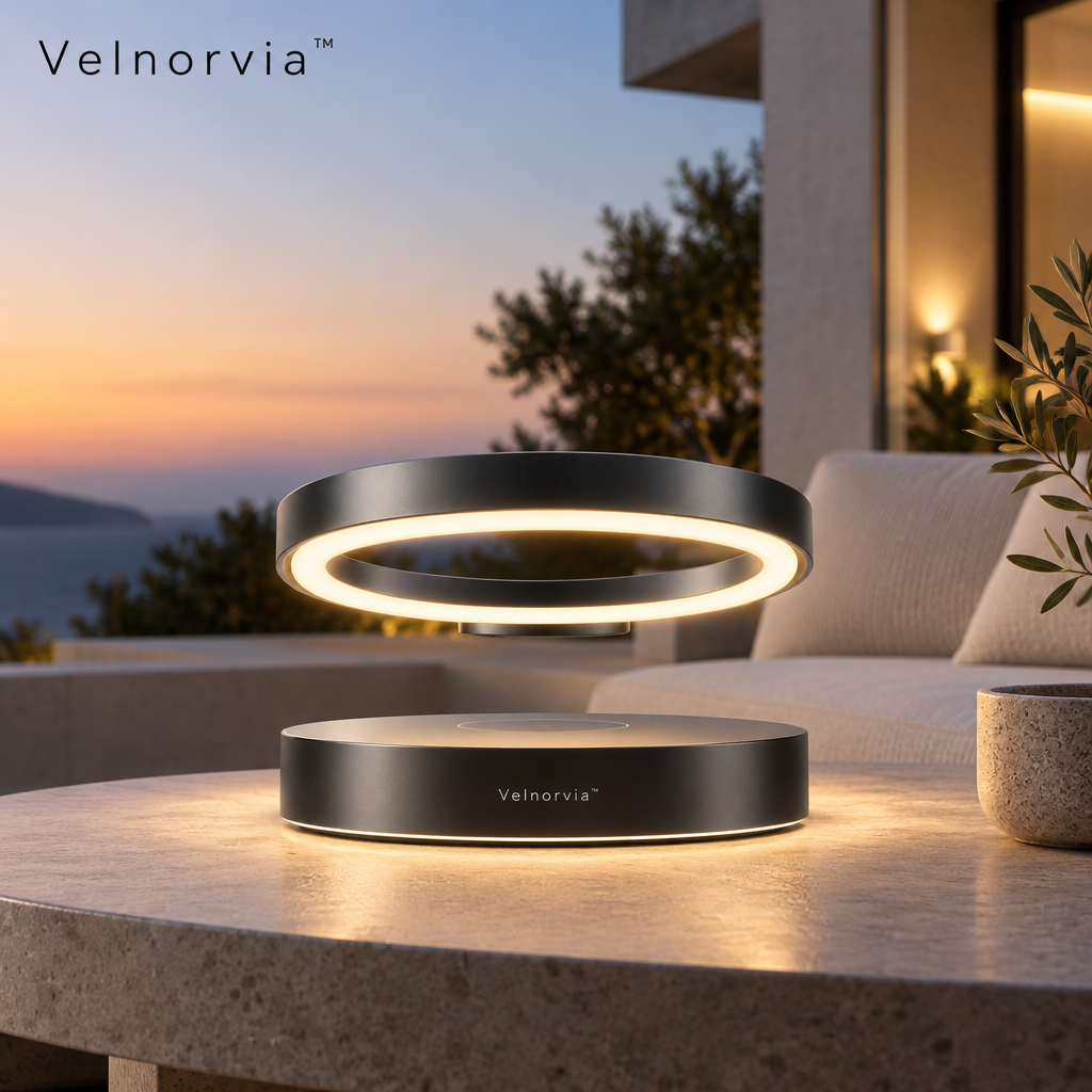HaloFloat Magnetic Levitation Desk Lamp lifestyle