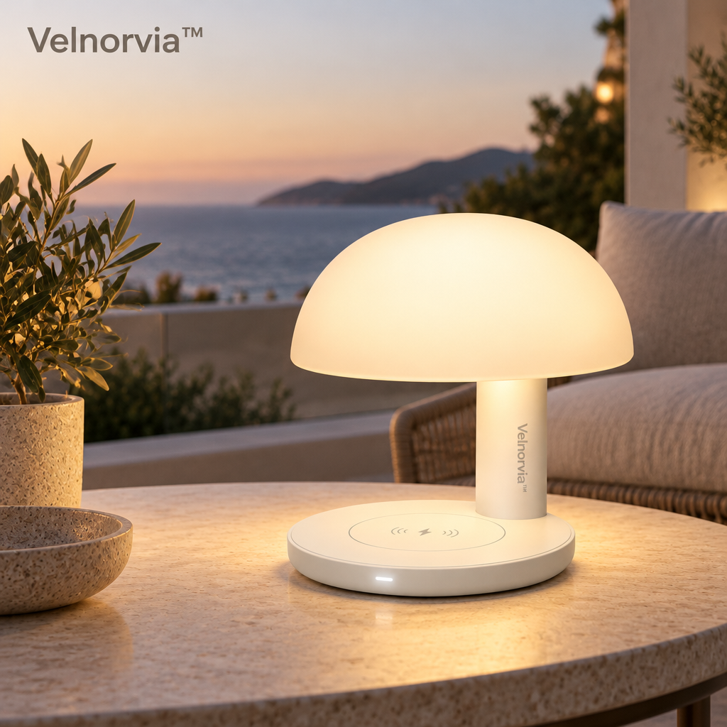MellowCap Wireless Charging Bedside Lamp lifestyle