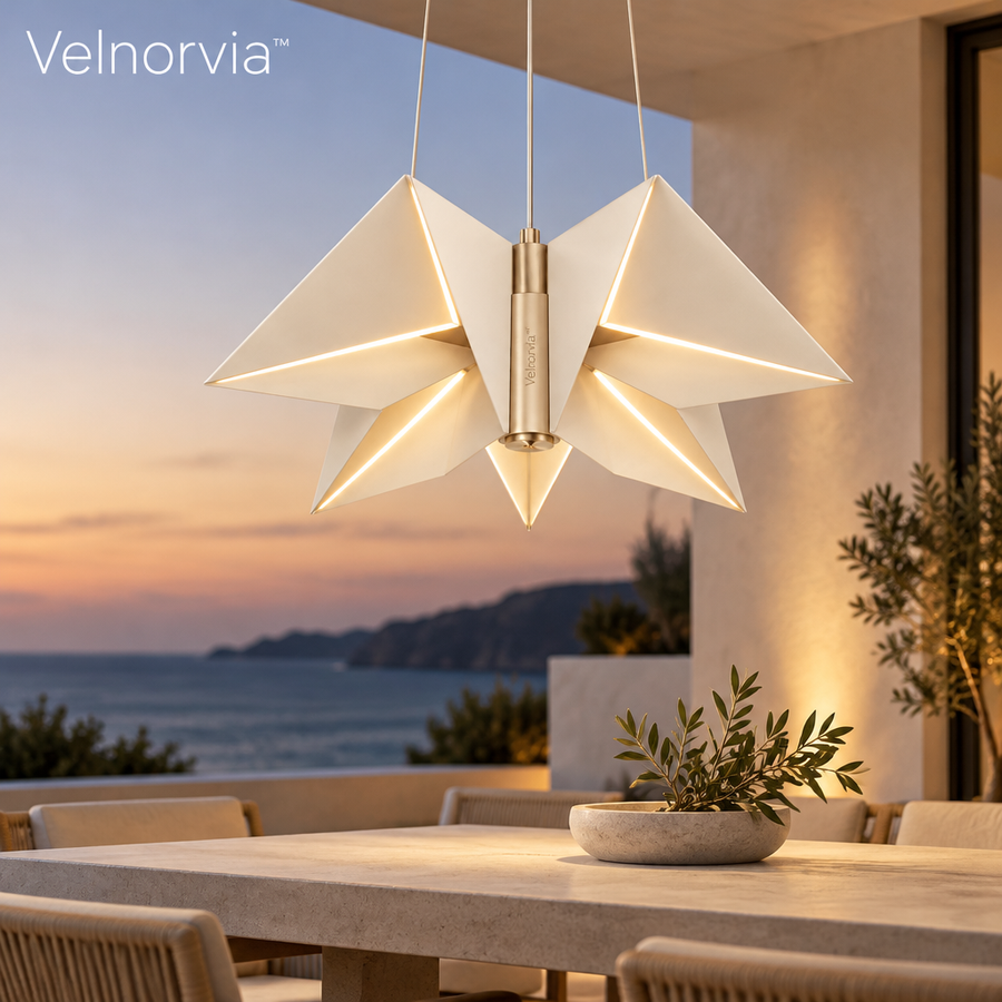 Papillon Origami Butterfly Pendant Light lifestyle