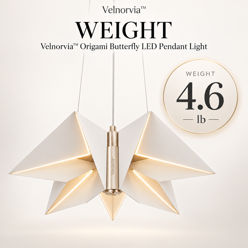 Papillon Origami Butterfly Pendant Light weight